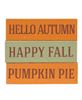 Picture of Happy Fall Skinny Mini Block, 3/Set