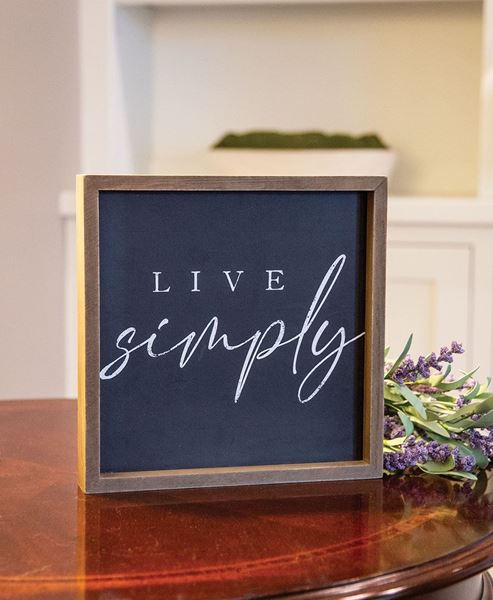 Picture of Live Simply Frame