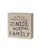 Picture of Nice Normal Family Gingham Check Box Signs, 3/Set