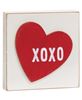 Picture of XOXO Heart Square Block