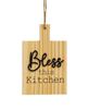 Picture of Bless This Kitchen Natural Cutting Board Ornament