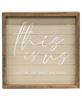 Picture of This is Us Slat-Look Framed Sign