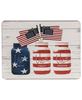 Picture of Canning Jar American Flag Rustic Metal Sign