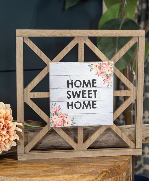 Picture of Home Sweet Home Lattice Sign