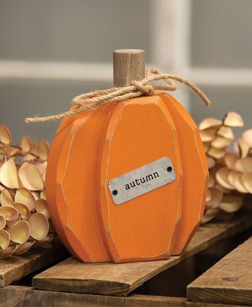 Picture of Orange Autumn Pumpkin Chunky Sitter