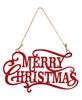 Picture of Merry Christmas Metal Hanging Sign