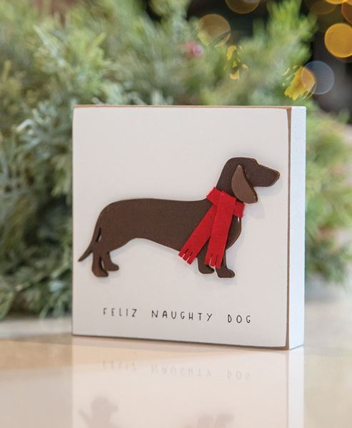 Picture of Feliz Naughty Dog Block