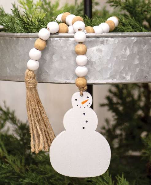 Picture of Wooden Snowman Garland, 24"