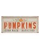 Picture of Pumpkins Corn Maze Hayrides Metal Frame Sign