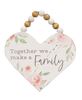 Picture of Together We Make A Family Wood Heart Ornament