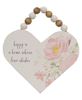 Picture of Happy is a Home Where Love Abides Heart Ornament