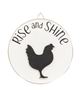 Picture of Rise and Shine Mini Round Easel Sign, 2/Set