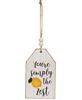 Picture of Summer Fruit Distressed Wooden Tag Ornaments,  3/Set