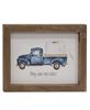 Picture of They See Me Rollin Pickup Truck Framed Sign