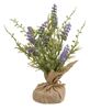 Picture of Purple Tabletop Wildflowers w/Burlap Base