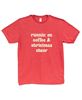 Picture of Runnin' On Coffee & Christmas Cheer, Heather Red XXL