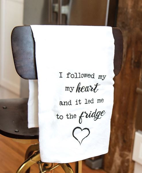 Picture of I Followed My Heart Dish Towel