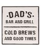 Picture of Dad's Bar & Grill Metal Sign