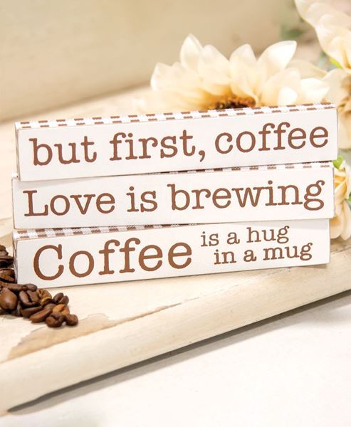 Picture of Coffee Is A Hug Mini Stick, 3/Set