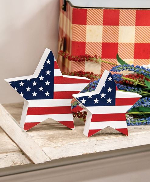 Picture of USA Flag Star Sitters, 2/Set