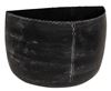 Picture of Distressed Black Metal Wall Bucket, 2/Set