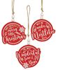 Picture of Merry Little Christmas Beaded Ornaments, 3/Set