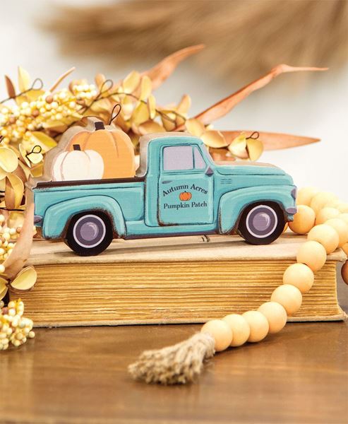 Picture of Autumn Acres Pumpkin Patch Chunky Wooden Truck