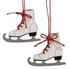 Picture of Wooden Ice Skate Ornaments w/Red Laces, 2/Set