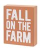 Picture of Fall on the Farm Box Sign with Pumpkin Patch Truck Sitter, 2/Set