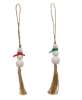 Picture of Tassel Snowman Ornaments, 2/Set