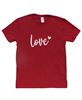 Picture of Love Heart T-Shirt, Antique Cherry Red