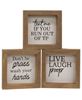 Picture of Live, Laugh, Poop Mini Sign, 3/Set