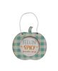 Picture of Fall Is Proof Plaid Pumpkin Hanger, 3/Set