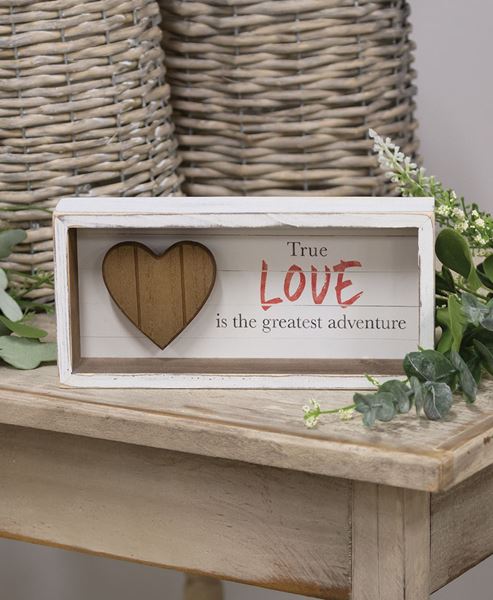 Picture of True Love Shadow Box Sign