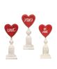 Picture of Be Mine Heart Pedestals, 3/Set