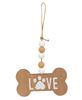 Picture of Good Dog Beaded Bone Ornament, 3/Set