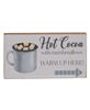 Picture of Hot Cocoa With Marshmallows Block Sign