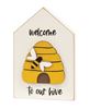 Picture of Welcome to Our Hive Wooden Block Sitter