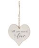 Picture of Love Forever Beaded Heart Ornament, 2/Set