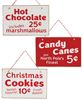 Picture of Candy Canes, Hot Chocolate or Cookies Sign Ornament, 3/Set