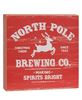 Picture of Barnwood Look Vintage North Pole Brewing Co. Ad Box Sign