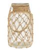 Picture of Medium Glass Vase with Rope Net