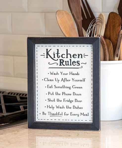 Picture of Kitchen Rules Frame