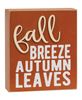 Picture of Autumn Leaves/Pumpkins Please Box Sign, 2/Set