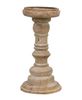 Picture of Tall Distressed White Wood Pillar, 9.5"