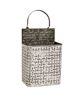 Picture of Shabby Chic Rectangle Basketweave Wall Buckets, 2/Set