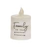 Picture of Family Treasure White Cement Timer Pillar