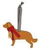 Picture of I've Been Good Golden Retriever Ornament