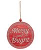 Picture of Merry & Bright Wood Hanging Sign