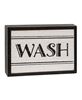 Picture of Black & White Bath Words Box Sign, 3/Set